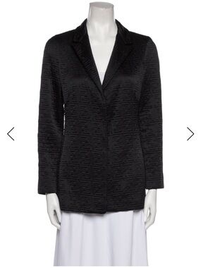 Fendi Black Women's 365 Blazer Jacket